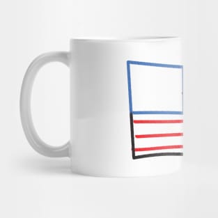 Sketch Flag Mug